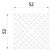 VedoNonVedo Optic dekoratives Element zur Einrichtung und Teilung von Räumen - weiss 2